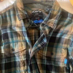 KAVU mens long sleeve button up